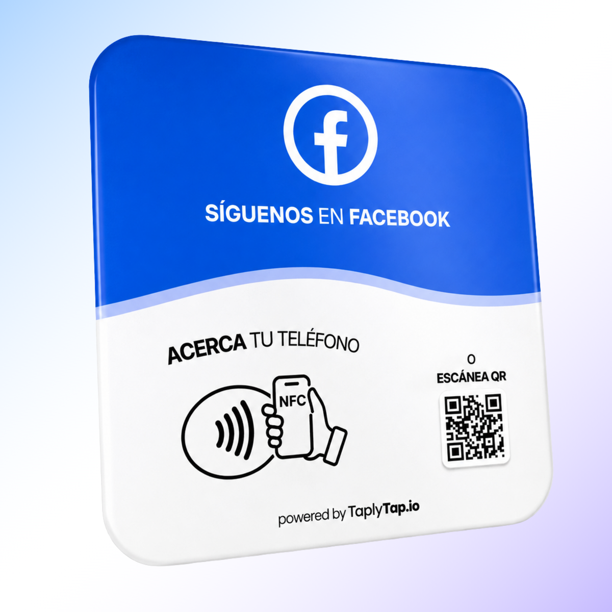 Placa de Facebook