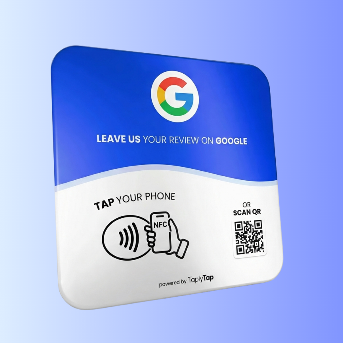 Placa de Google Reviews