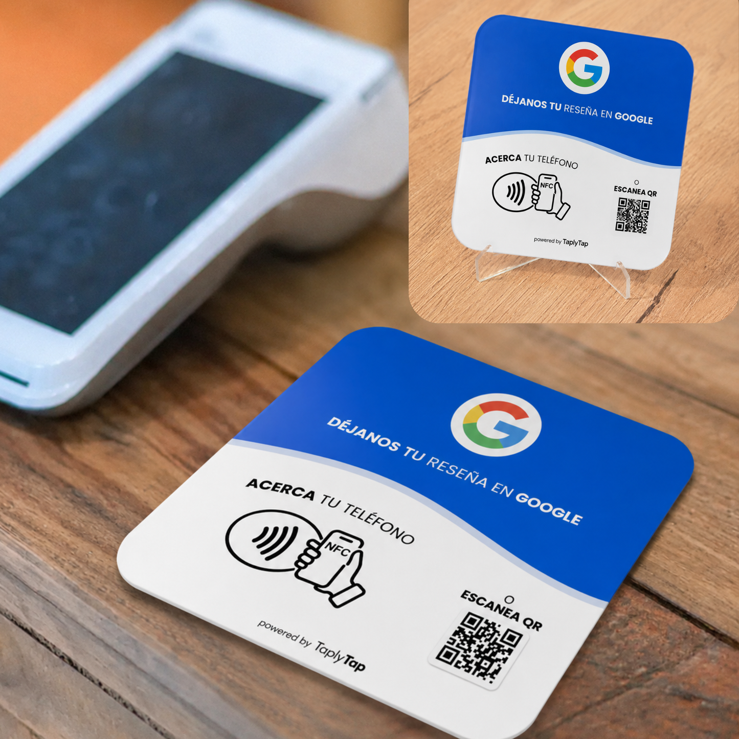Placa de Google Reviews