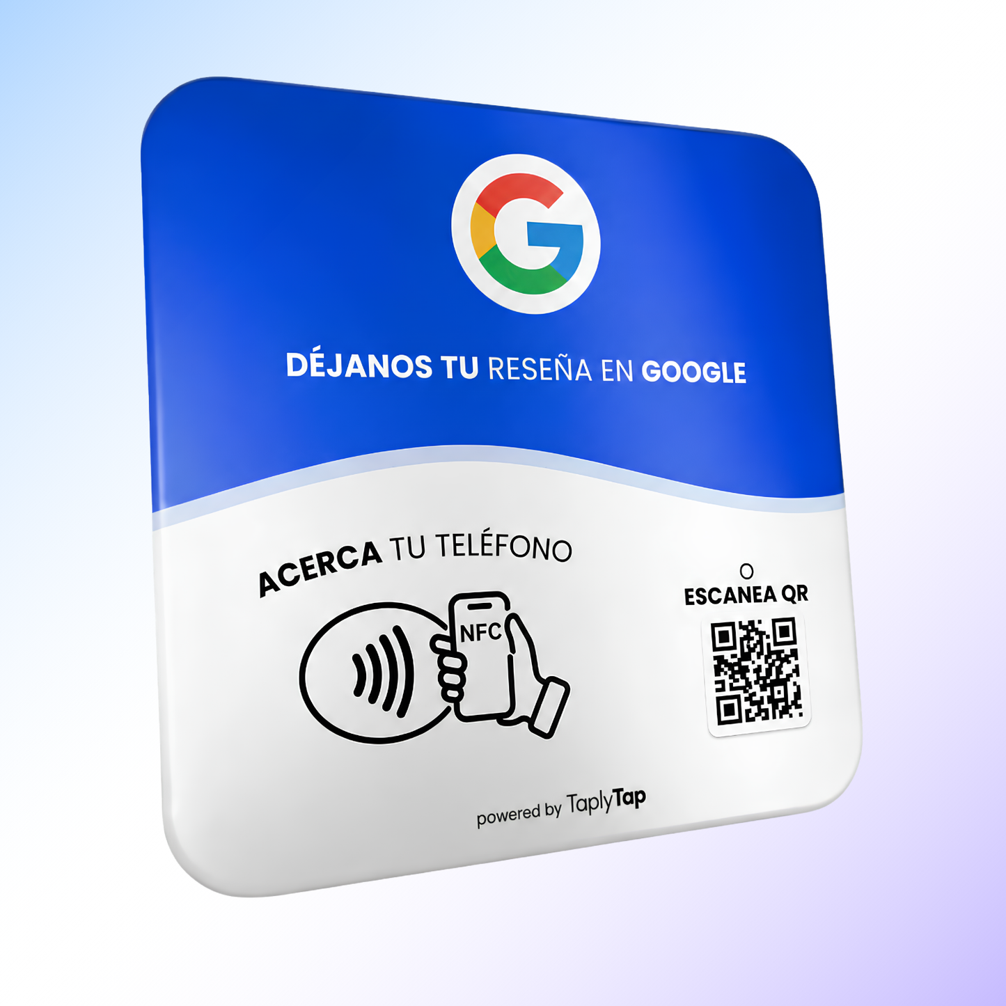 Placa de Google Reviews