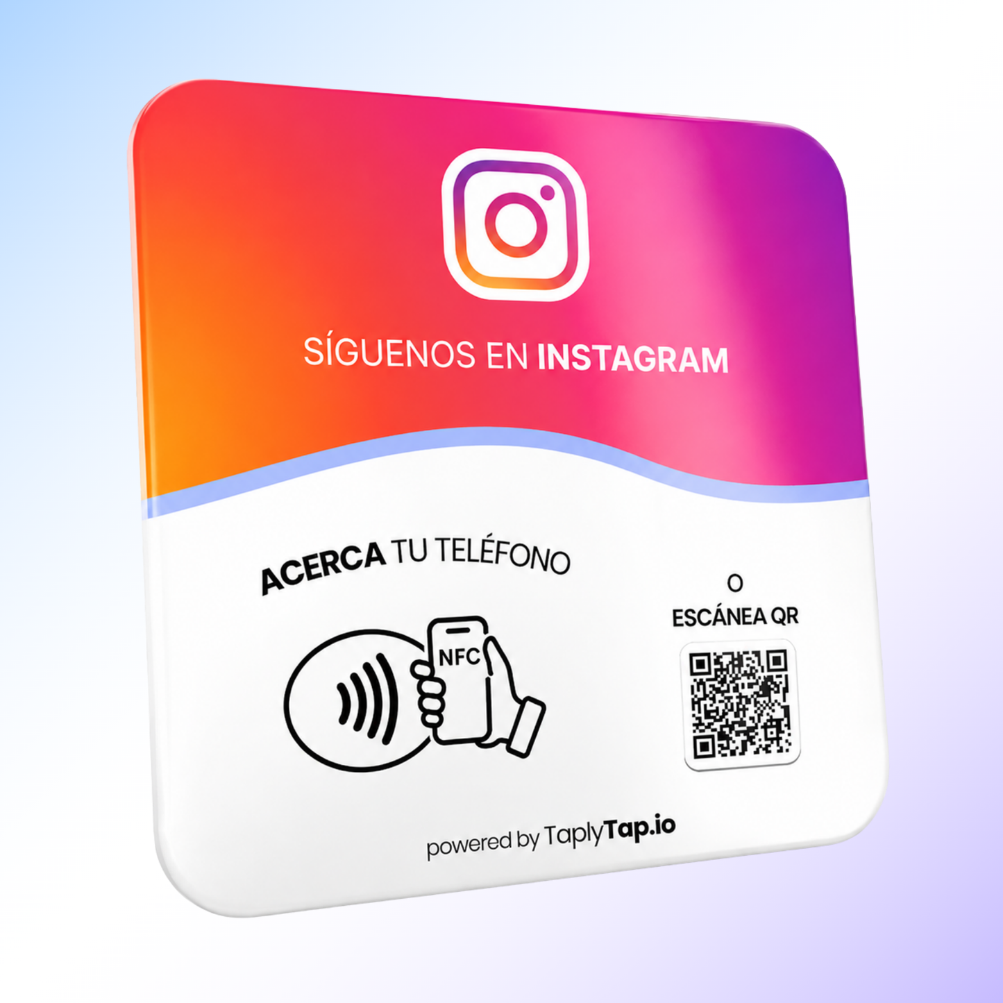 Placa de Instagram