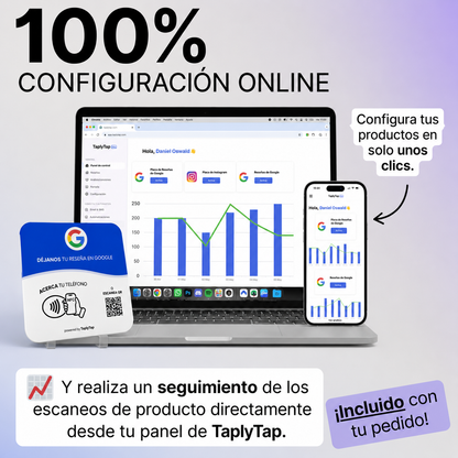 Placa de Google Reviews